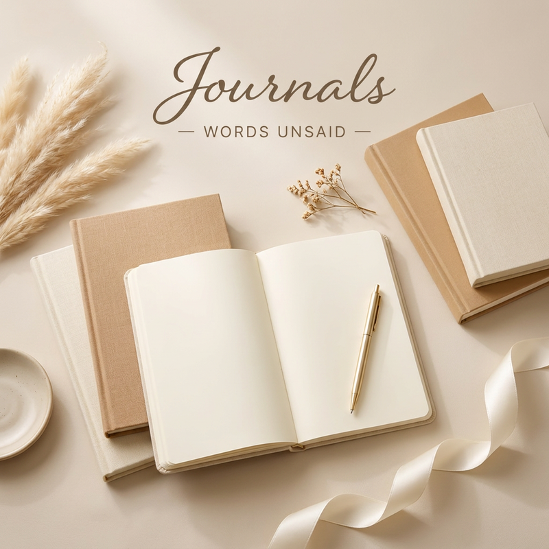 Journals: A place for the words you're not ready to say out loud yet