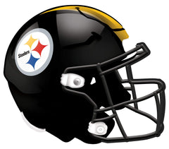 Fan Creations NFL Pittsburgh Steelers Unisex Pittsburgh Steelers Authentic Helmet Wall Hanging Team Color 12 inch (N1008-PIT)