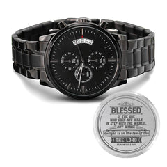 Blessed Is the One (Psalm 11-3 NIV) – Men's Chronograph Watch