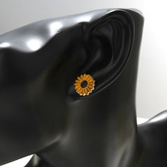 Sunflower Necklace and Earring Set - Creative Design