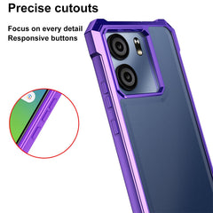 Ailiber for BLU View 5 Case, BLU View5 B160V Clear Phone Case, Transparent [Anti Yellowing], with [Screen Protector], Dual Layer Shockproof Bumper, Silicone Cell Phone Case-Gold