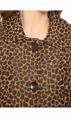 Women's Tapestry Animal Pattern Lined Jacket