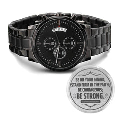 Be on Your Guard (1 Corinthians 1613 NIV)  Men's Watch