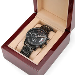 Blessed Is the One (Psalm 11-3 NIV) – Men's Chronograph Watch