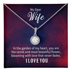 Ma femme, ma fleur - Collier Éternel Espoir
