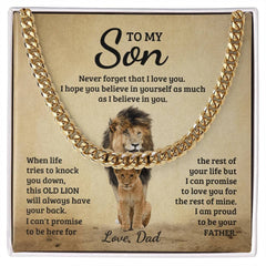 Never Forget - Cuban Link Chain