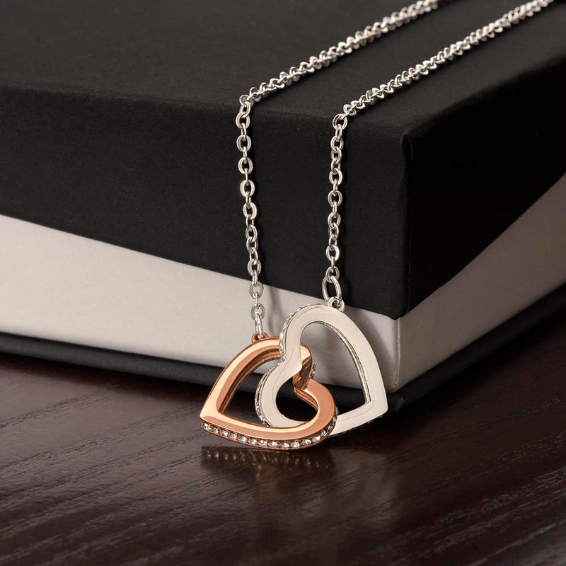 Interlocking Hearts Necklace-Brandy Journey