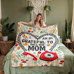 I Am So Grateful – Coral Fleece Blanket-Brandy Journey