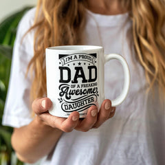 I'm a Proud Dad – Ceramic Mug-Brandy Journey