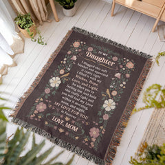 To My Daughter - Heirloom Blanket-Brandy Journey